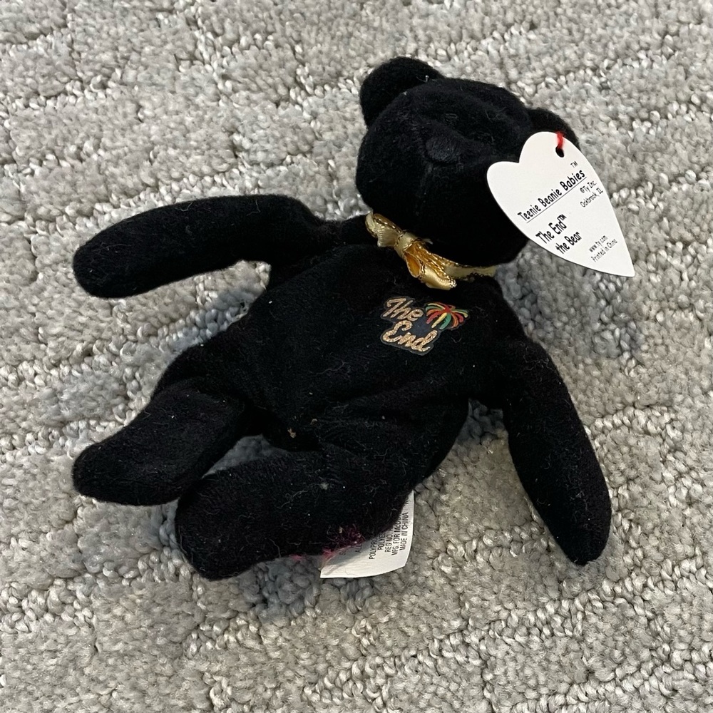 2000 McDonalds Teenie Beanie Baby THE END the BEAR